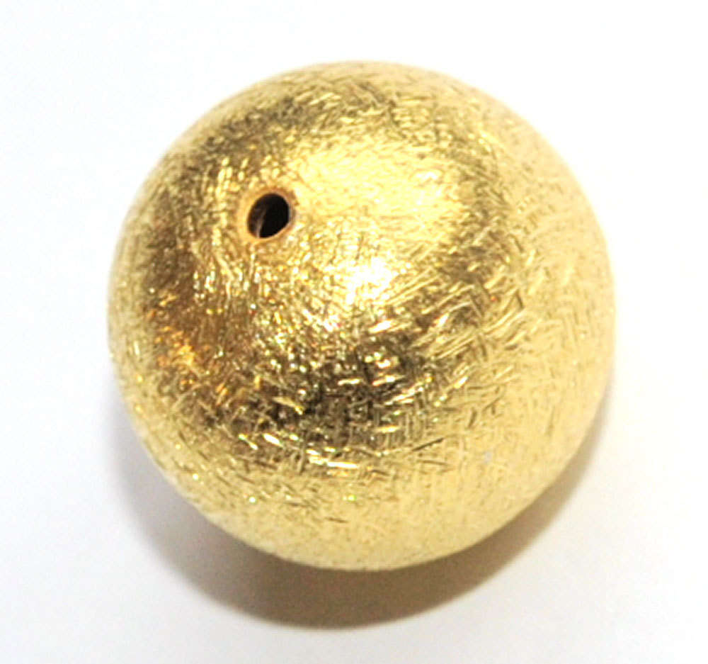 2x 925er Silber Kugeln 6 mm vergoldet /3005 
